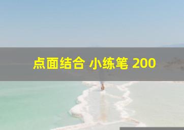 点面结合 小练笔 200